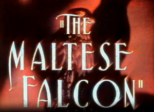 Maltese Falcon movie card