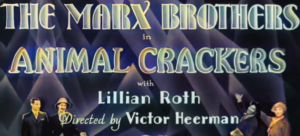 Animal Crackers Movie Title Card